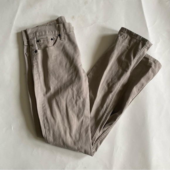 Khaki Levi’s 501 Denim - Picture 3 of 7